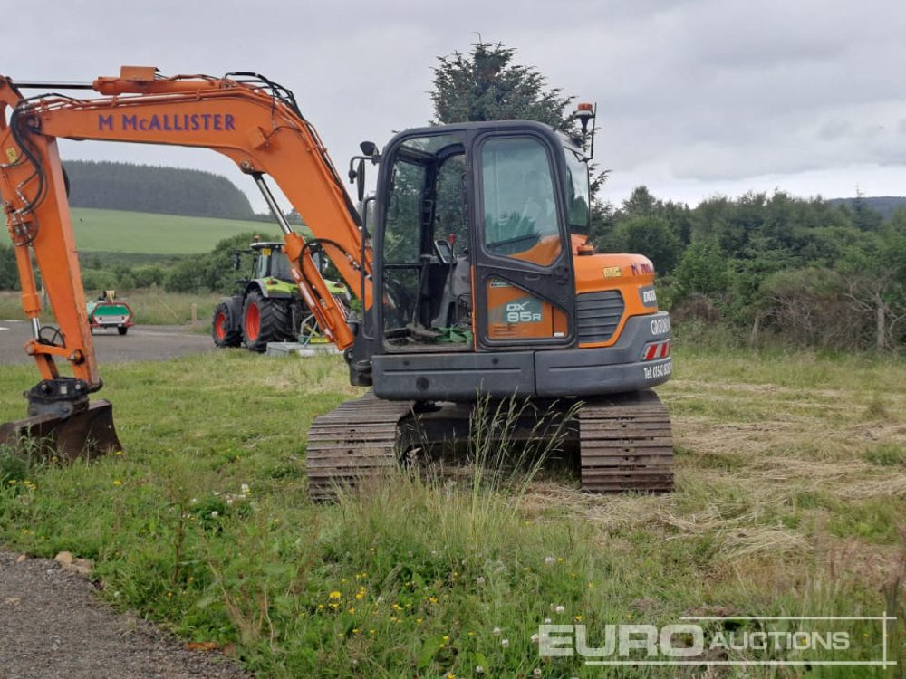 2020 Doosan DX85 - Miniekskavaator: pilt 5 2020 Doosan DX85 - Miniekskavaator: pilt 5