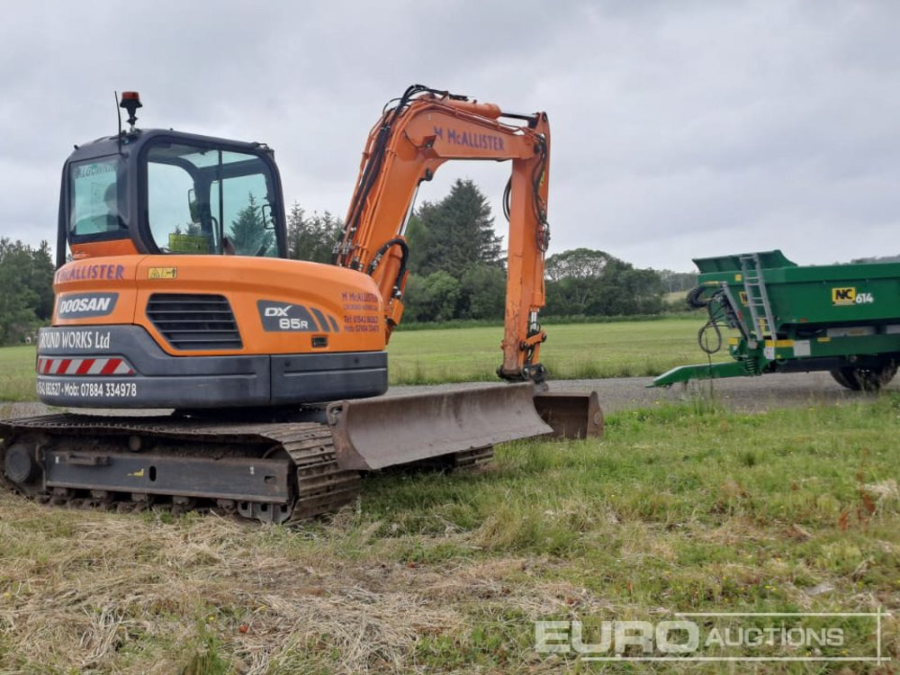 2020 Doosan DX85 - Miniekskavaator: pilt 3 2020 Doosan DX85 - Miniekskavaator: pilt 3