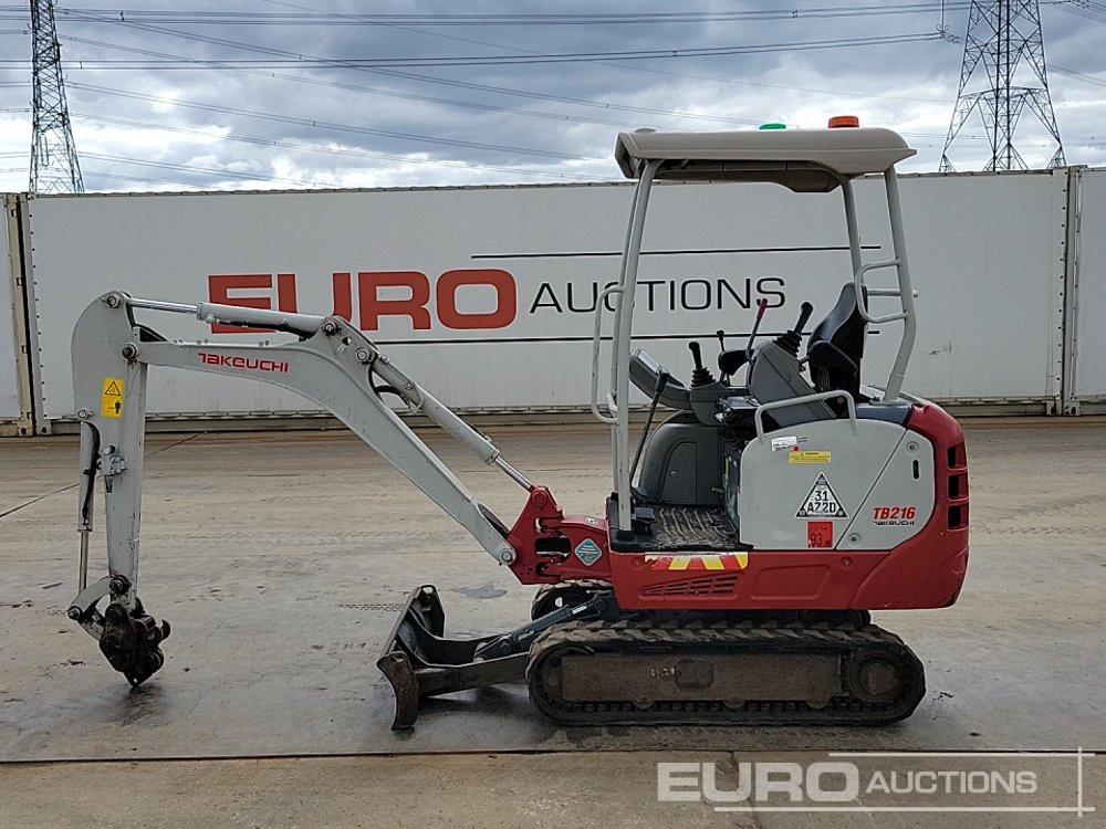 2020 Takeuchi TB216 - Miniekskavaator: pilt 2 2020 Takeuchi TB216 - Miniekskavaator: pilt 2