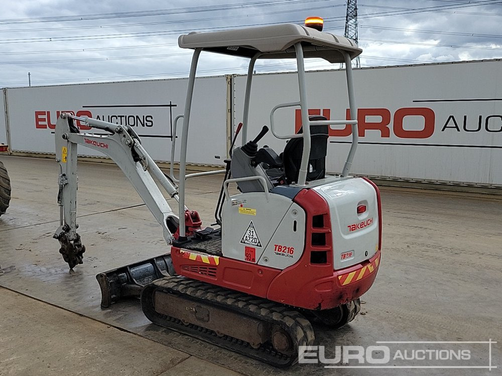 2020 Takeuchi TB216 - Miniekskavaator: pilt 3 2020 Takeuchi TB216 - Miniekskavaator: pilt 3
