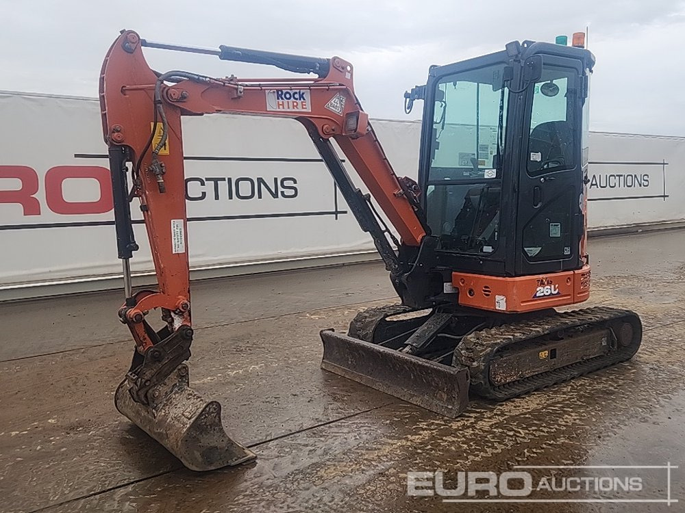 2021 Hitachi ZX26U-6 CLR - Miniekskavaator: pilt 1 2021 Hitachi ZX26U-6 CLR - Miniekskavaator: pilt 1