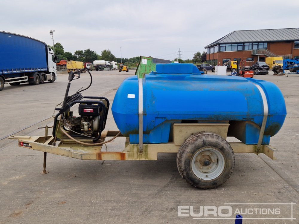 2021 Trailer Engineering Single Axle Plastic Water Bowser, Yanmar Pressure Washer - Survepesur: pilt 2 2021 Trailer Engineering Single Axle Plastic Water Bowser, Yanmar Pressure Washer - Survepesur: pilt 2