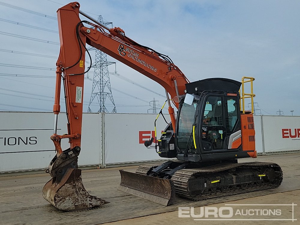 2022 Hitachi ZX135USBL-7 - Lintekskavaator: pilt 1 2022 Hitachi ZX135USBL-7 - Lintekskavaator: pilt 1