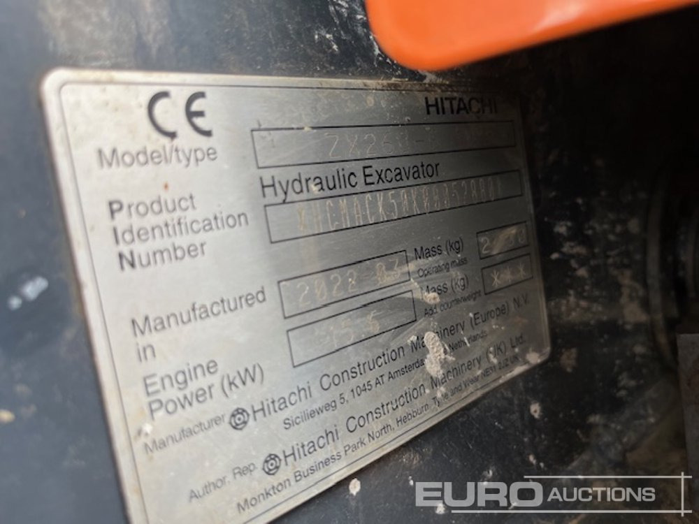2022 Hitachi ZX26U-6 YLR - Miniekskavaator: pilt 4 2022 Hitachi ZX26U-6 YLR - Miniekskavaator: pilt 4