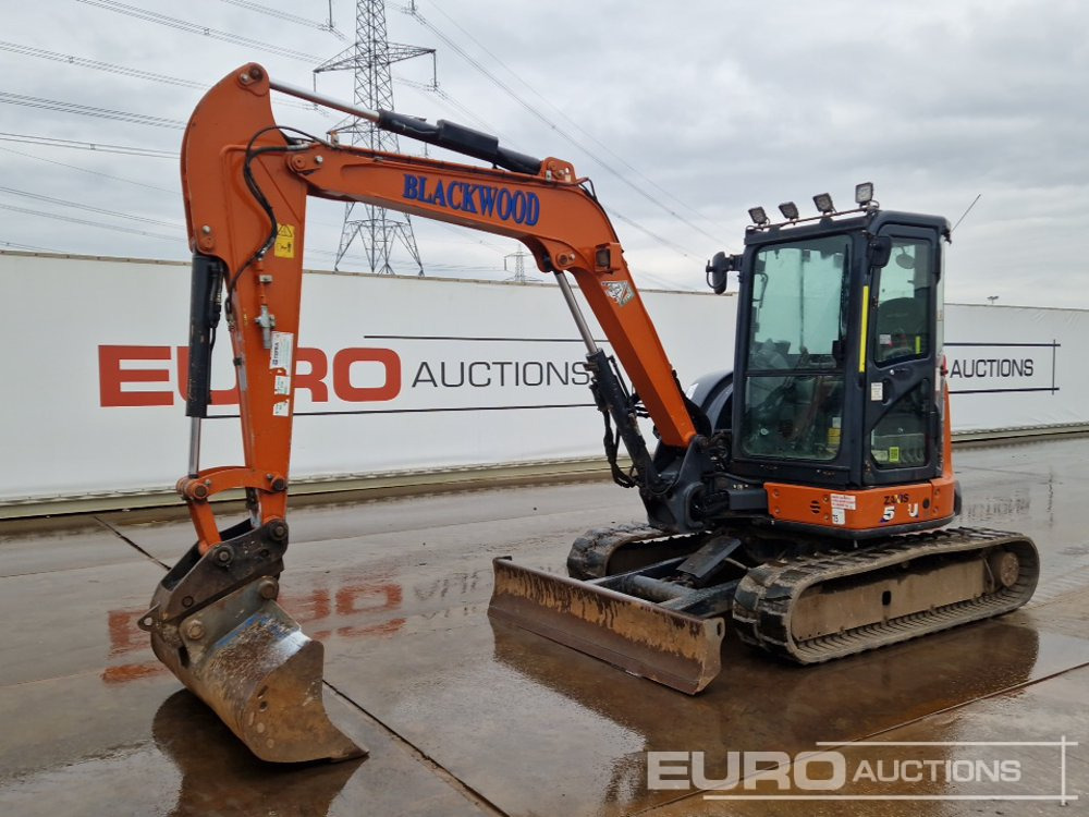 2022 Hitachi ZX55U-6 CLR - Miniekskavaator: pilt 1 2022 Hitachi ZX55U-6 CLR - Miniekskavaator: pilt 1