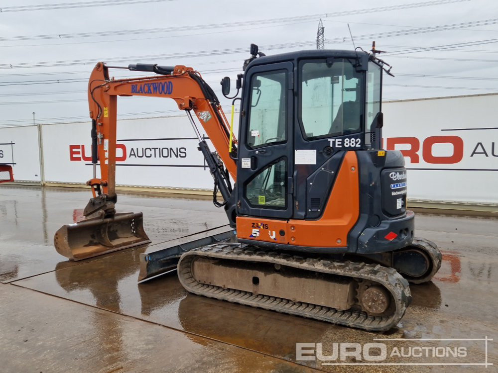 2022 Hitachi ZX55U-6 CLR - Miniekskavaator: pilt 3 2022 Hitachi ZX55U-6 CLR - Miniekskavaator: pilt 3