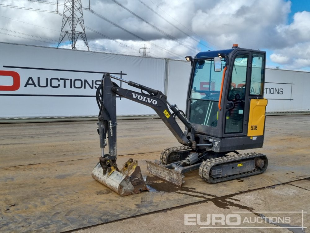 2022 Volvo EC18E - Miniekskavaator: pilt 1 2022 Volvo EC18E - Miniekskavaator: pilt 1