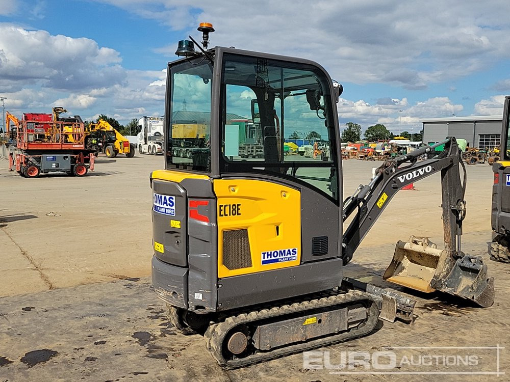 2022 Volvo EC18E - Miniekskavaator: pilt 5 2022 Volvo EC18E - Miniekskavaator: pilt 5