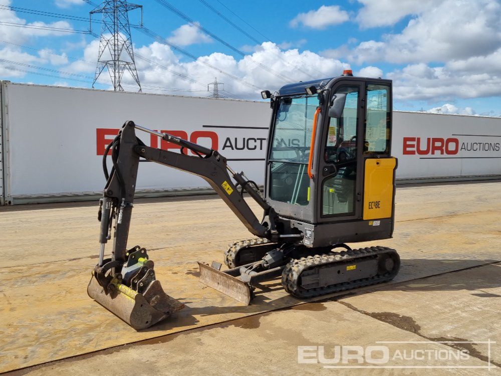 2022 Volvo EC18E - Miniekskavaator: pilt 1 2022 Volvo EC18E - Miniekskavaator: pilt 1