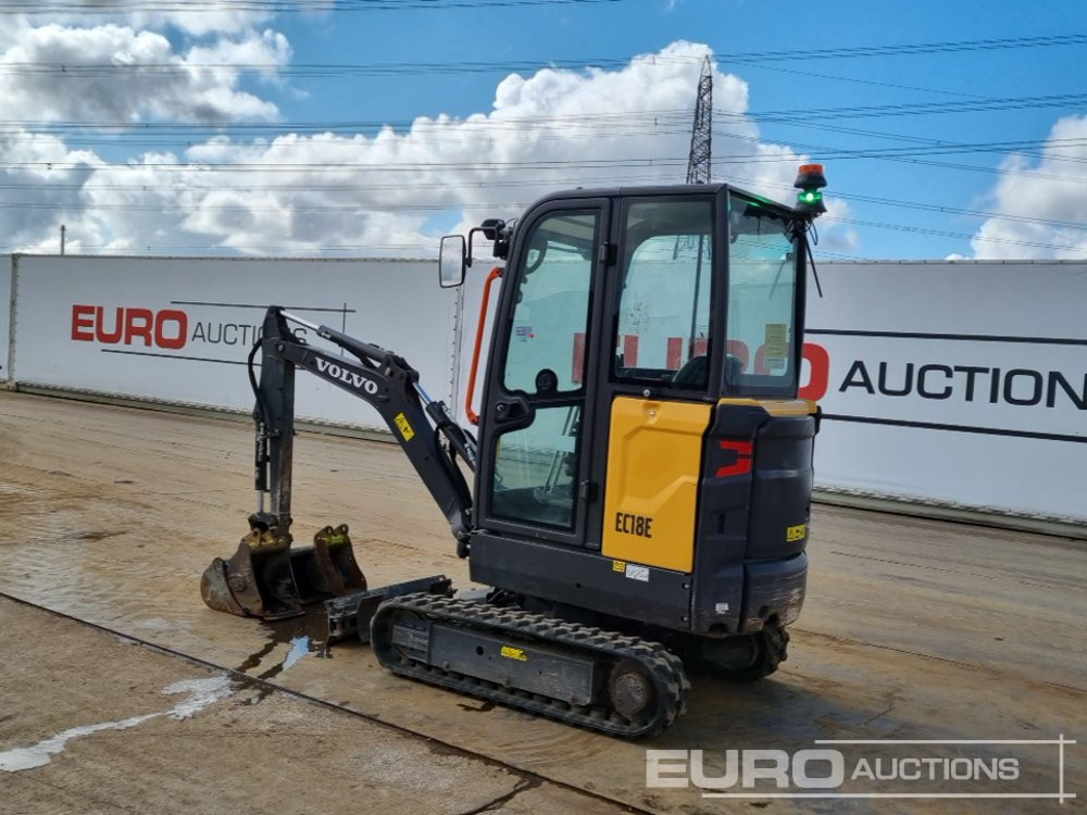 2022 Volvo EC18E - Miniekskavaator: pilt 3 2022 Volvo EC18E - Miniekskavaator: pilt 3