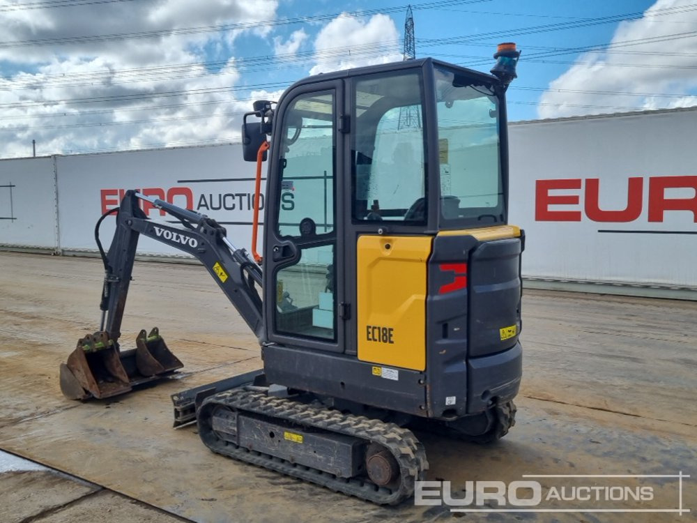 2022 Volvo EC18E - Miniekskavaator: pilt 3 2022 Volvo EC18E - Miniekskavaator: pilt 3