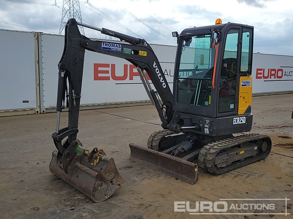 2022 Volvo ECR25D - Miniekskavaator: pilt 1 2022 Volvo ECR25D - Miniekskavaator: pilt 1