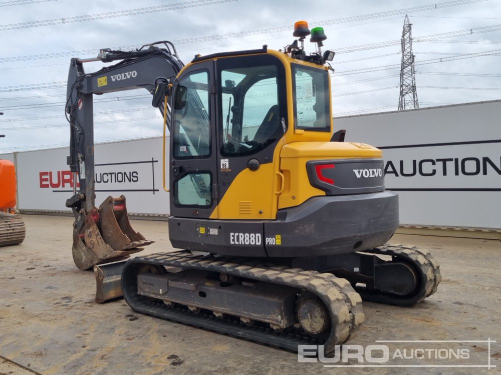 2022 Volvo ECR88D - Miniekskavaator: pilt 3 2022 Volvo ECR88D - Miniekskavaator: pilt 3