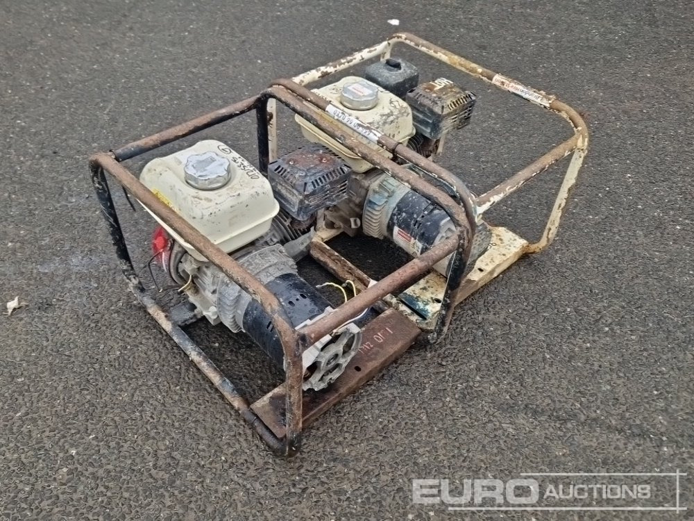 3Kva Petrol Generator, Honda Engine (2 of) (Spares) - Generaatorikomplekt: pilt 1 3Kva Petrol Generator, Honda Engine (2 of) (Spares) - Generaatorikomplekt: pilt 1