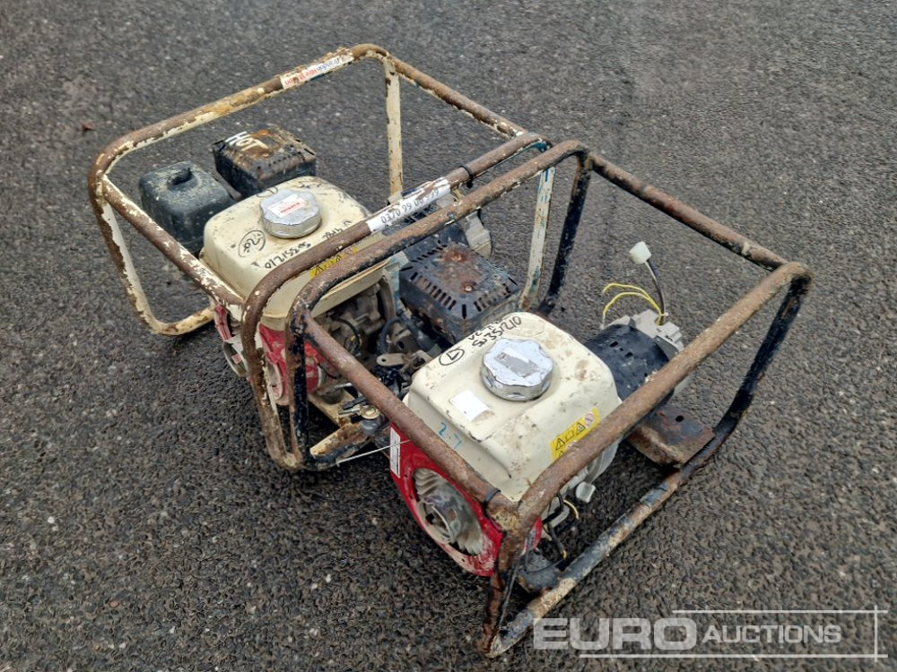 3Kva Petrol Generator, Honda Engine (2 of) (Spares) - Generaatorikomplekt: pilt 2 3Kva Petrol Generator, Honda Engine (2 of) (Spares) - Generaatorikomplekt: pilt 2