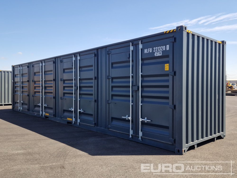 40ft HC Container, 4 Side Doors, 1 End Door (Cannot Be Reconsigned) - Merekonteiner: pilt 3 40ft HC Container, 4 Side Doors, 1 End Door (Cannot Be Reconsigned) - Merekonteiner: pilt 3