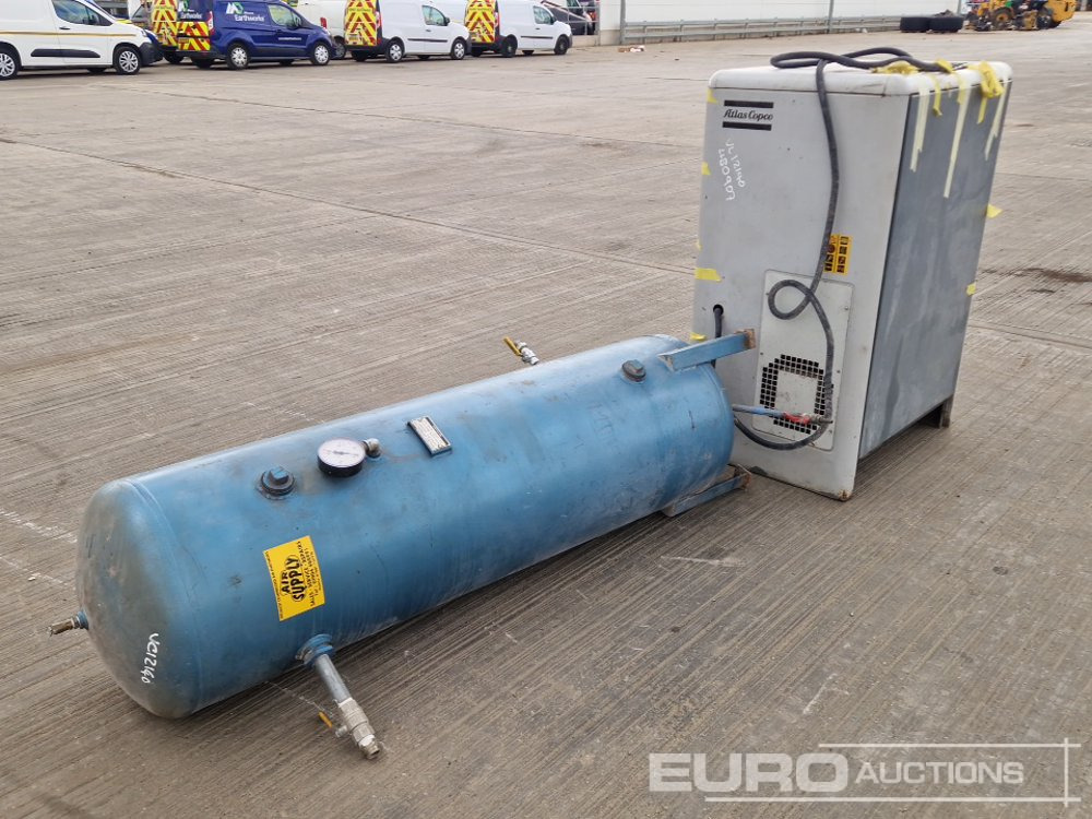 Atlas Copco GA5FF Air Compressor, Air Suppy Air Tank - Õhukompressor: pilt 3 Atlas Copco GA5FF Air Compressor, Air Suppy Air Tank - Õhukompressor: pilt 3