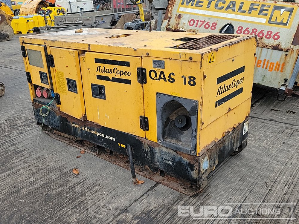Atlas Copco QAS18 - Generaatorikomplekt: pilt 1 Atlas Copco QAS18 - Generaatorikomplekt: pilt 1