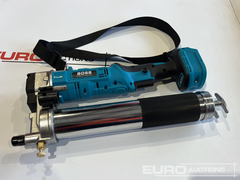 Ehitusseade Boss 21 Volt Lithium Battery Cordless Grease Gun, 2 Batteries, Charger, Case, Shoulder Strap, Extension Pieces and Fittings: pilt 9