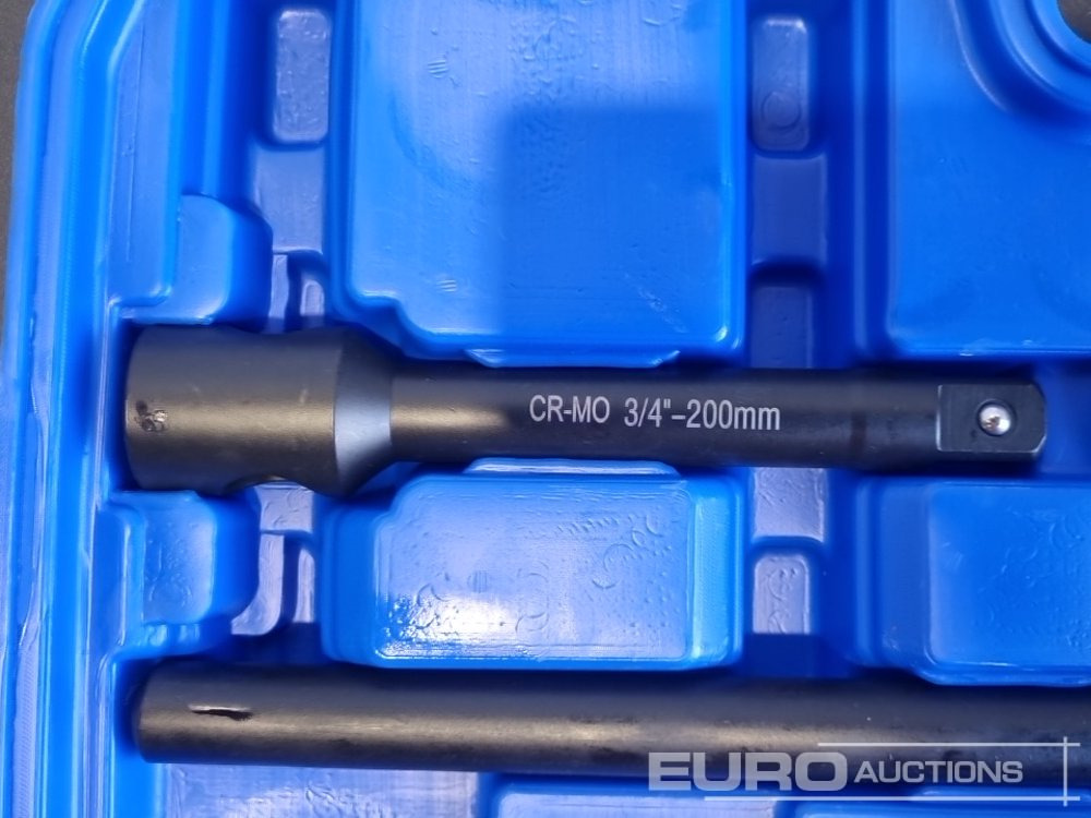 Boss 3/4" 30pc Heavy Duty Pneumatic Socket Set, 4" Connecting Rod, 8" Connecting Rod, Ratchet Wrench, 20" Sliding Rod, 18" Bending Rod Universal Coupling, Adapter1-3/4" - Garaažiseadmed: pilt 5 Boss 3/4" 30pc Heavy Duty Pneumatic Socket Set, 4" Connecting Rod, 8" Connecting Rod, Ratchet Wrench, 20" Sliding Rod, 18" Bending Rod Universal Coupling, Adapter1-3/4" - Garaažiseadmed: pilt 5