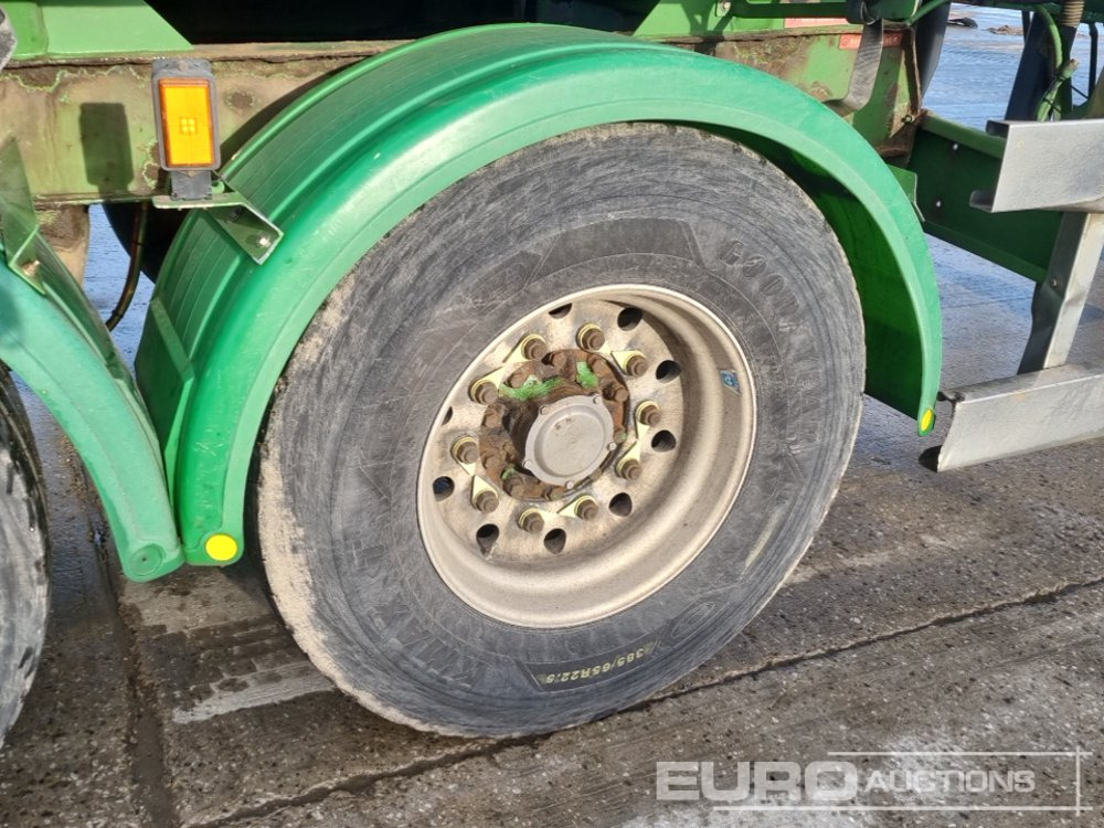 Tsistern poolhaagis Clayton Tri Axle Stainless Steel Tanker Trailer, Front Lift Axle: pilt 14