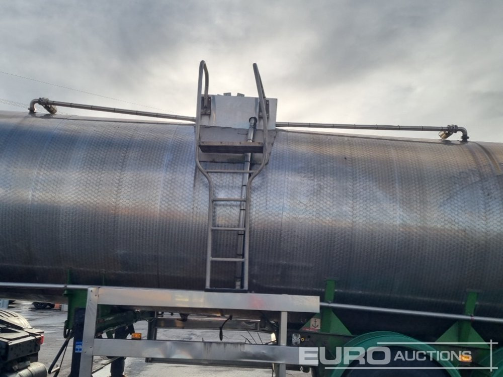 Tsistern poolhaagis Clayton Tri Axle Stainless Steel Tanker Trailer, Front Lift Axle: pilt 29