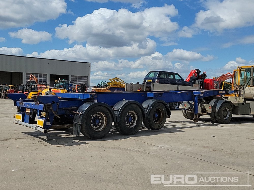Dennison Trailers Tri Axle Skelton Trailer, Lift Axle - Platvorm/ Madelpoolhaagis: pilt 5 Dennison Trailers Tri Axle Skelton Trailer, Lift Axle - Platvorm/ Madelpoolhaagis: pilt 5