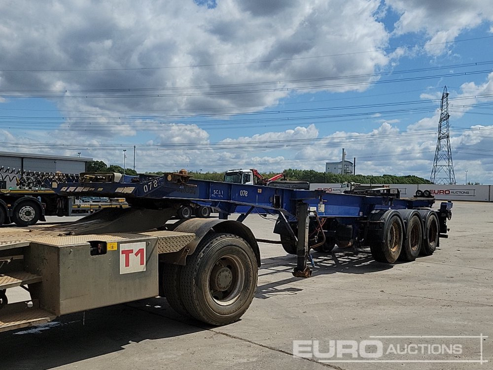 Dennison Trailers Tri Axle Skelton Trailer, Lift Axle - Platvorm/ Madelpoolhaagis: pilt 1 Dennison Trailers Tri Axle Skelton Trailer, Lift Axle - Platvorm/ Madelpoolhaagis: pilt 1