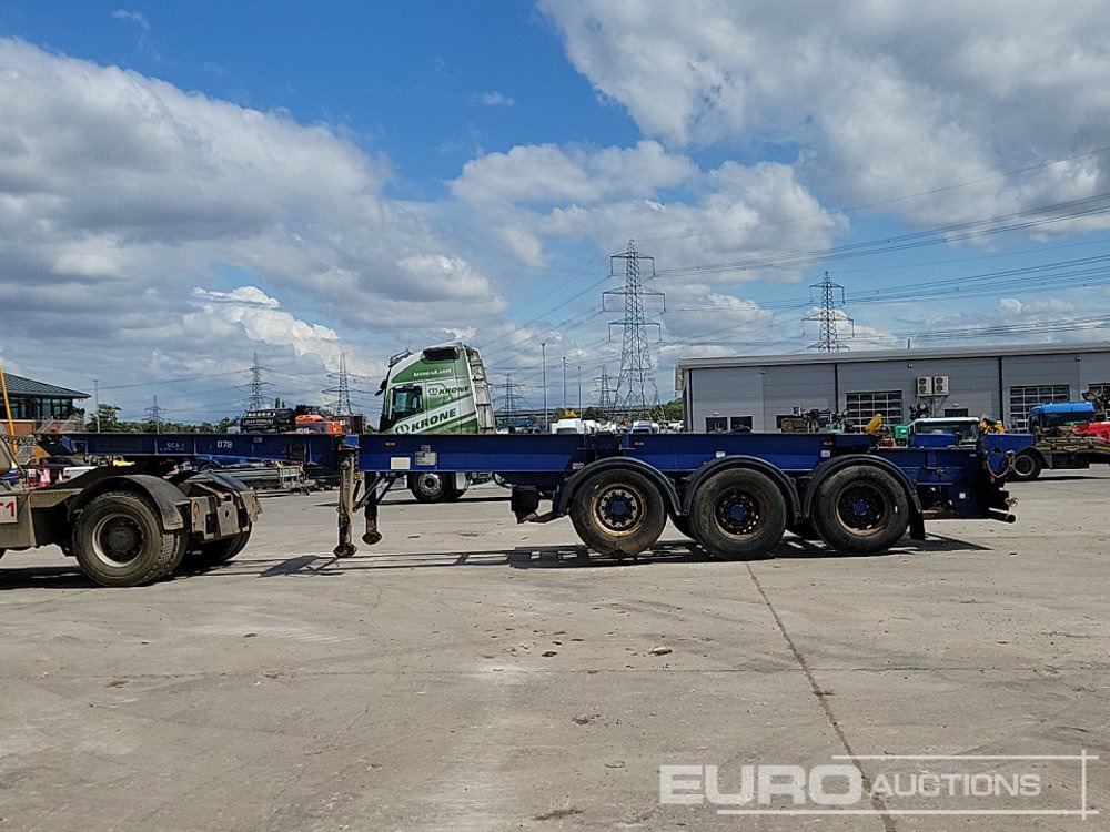 Dennison Trailers Tri Axle Skelton Trailer, Lift Axle - Platvorm/ Madelpoolhaagis: pilt 2 Dennison Trailers Tri Axle Skelton Trailer, Lift Axle - Platvorm/ Madelpoolhaagis: pilt 2