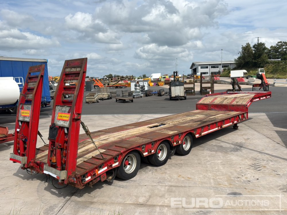 Dennison Tri Axle Stepframe Low Loader, Hydralic Ramps - Madal platvormpoolhaagis: pilt 5 Dennison Tri Axle Stepframe Low Loader, Hydralic Ramps - Madal platvormpoolhaagis: pilt 5