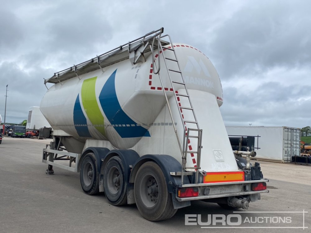Feldbinder Tri Axle Cement Trailer, BPW Axles - Tsistern poolhaagis: pilt 3 Feldbinder Tri Axle Cement Trailer, BPW Axles - Tsistern poolhaagis: pilt 3