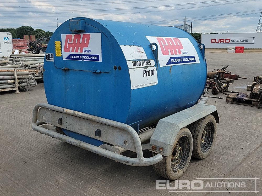 Fuel Proof Twin Axle Bunded 1000 Fuel Bowser, Electric Pump - Säilitusmahuti: pilt 5 Fuel Proof Twin Axle Bunded 1000 Fuel Bowser, Electric Pump - Säilitusmahuti: pilt 5