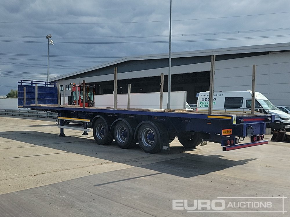 Haldex Tri Axle Flatbed Trailer - Platvorm/ Madelpoolhaagis: pilt 3 Haldex Tri Axle Flatbed Trailer - Platvorm/ Madelpoolhaagis: pilt 3