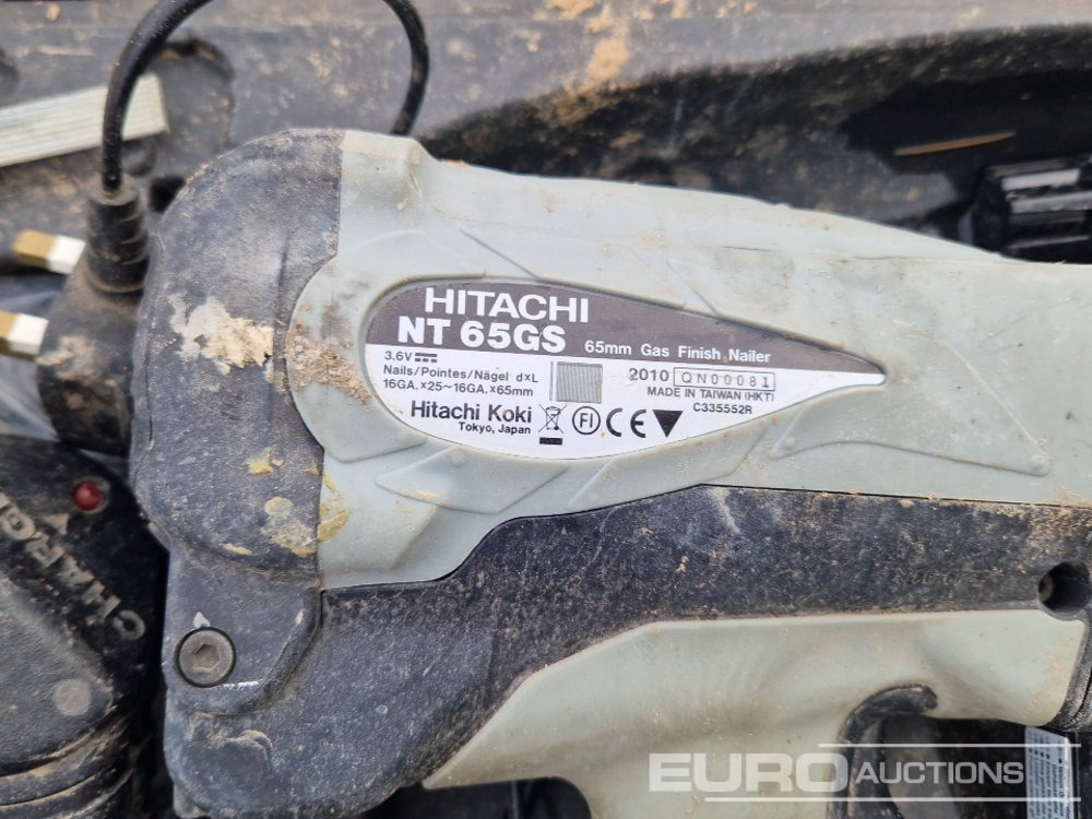 Ehitusseade Hitachi NT65GS 3.6 Volt Cordless Nailer, 3 Batterys, Charger: pilt 13