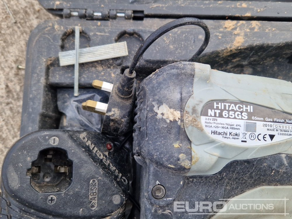 Ehitusseade Hitachi NT65GS 3.6 Volt Cordless Nailer, 3 Batterys, Charger: pilt 12
