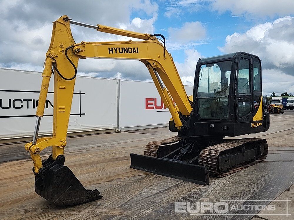 Hyundai R55-7 - Miniekskavaator: pilt 1 Hyundai R55-7 - Miniekskavaator: pilt 1