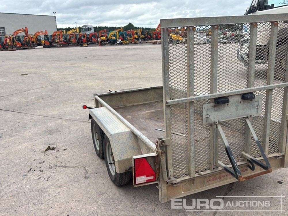 Indespension 2.7 Ton Twin Axle Plant Trailer, Ramp - Ehitustehnika haagis: pilt 3 Indespension 2.7 Ton Twin Axle Plant Trailer, Ramp - Ehitustehnika haagis: pilt 3