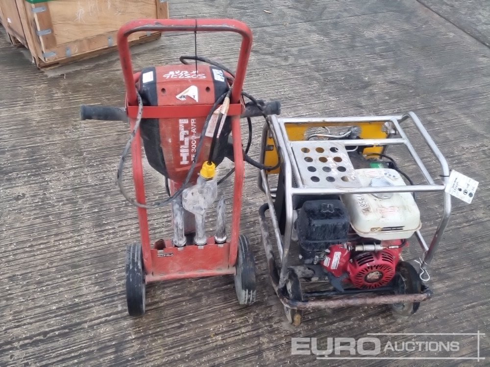 JCB Beaver Hydraulic Powerpack, Hilti TE3000-AVR 110 Volt Handheld Breaker, Trolly - Asfaldimasin: pilt 4 JCB Beaver Hydraulic Powerpack, Hilti TE3000-AVR 110 Volt Handheld Breaker, Trolly - Asfaldimasin: pilt 4