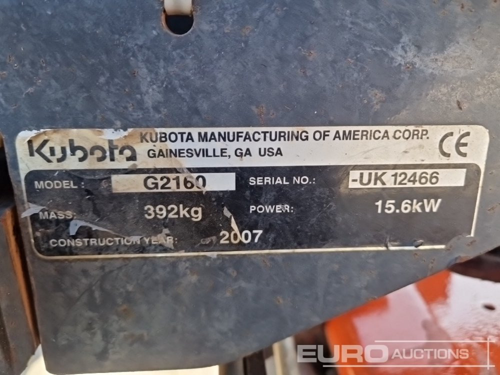 Muruniiduk Kubota G2160: pilt 36