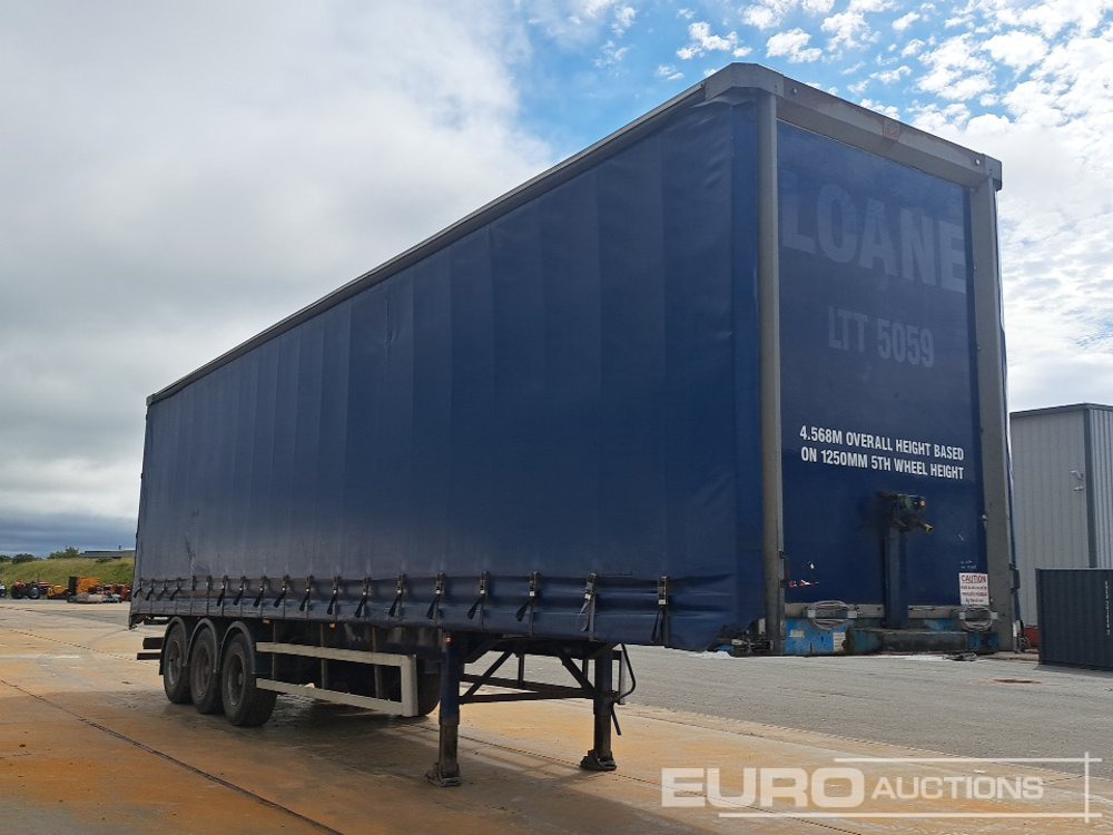 Lawrence David SDC 45' Tri Axle Curtainsider Trailer - Tentpoolhaagis: pilt 4 Lawrence David SDC 45' Tri Axle Curtainsider Trailer - Tentpoolhaagis: pilt 4