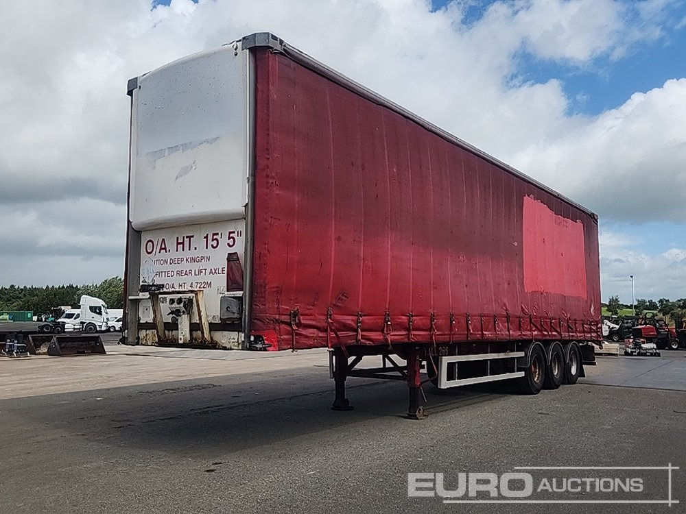 Lawrence David SDC 45' Tri Axle Curtainsider Trailer - Tentpoolhaagis: pilt 1 Lawrence David SDC 45' Tri Axle Curtainsider Trailer - Tentpoolhaagis: pilt 1