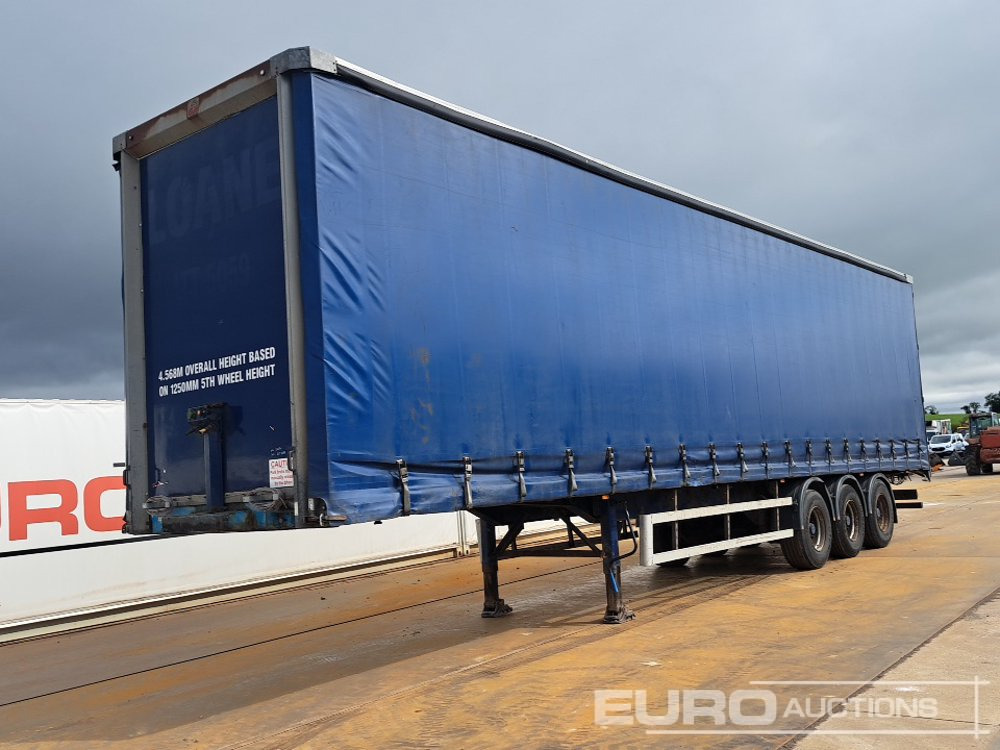 Lawrence David SDC 45' Tri Axle Curtainsider Trailer - Tentpoolhaagis: pilt 1 Lawrence David SDC 45' Tri Axle Curtainsider Trailer - Tentpoolhaagis: pilt 1