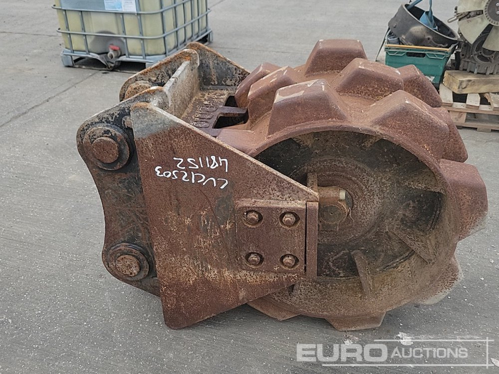 Lisaseade - Ekskavaator Compaction Wheel 80mm Pin to suit 20 Ton Excavator: pilt 8