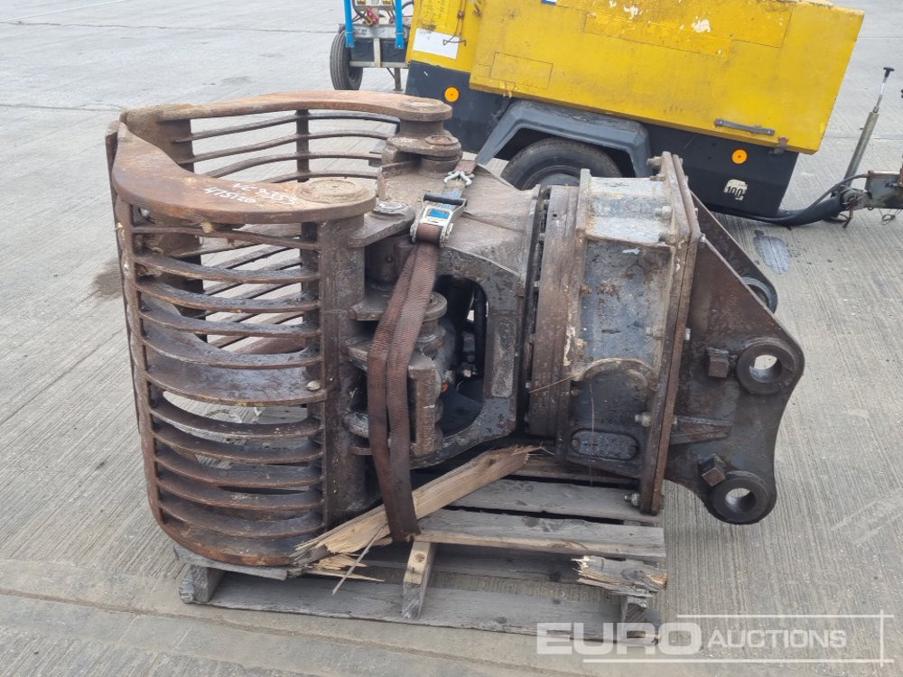Terex - Fuchs Hydraulic Rotating Selector Grab 70mm Pin to suit 14-16 Ton Excavator - Lisaseade - Ekskavaator: pilt 2 Terex - Fuchs Hydraulic Rotating Selector Grab 70mm Pin to suit 14-16 Ton Excavator - Lisaseade - Ekskavaator: pilt 2