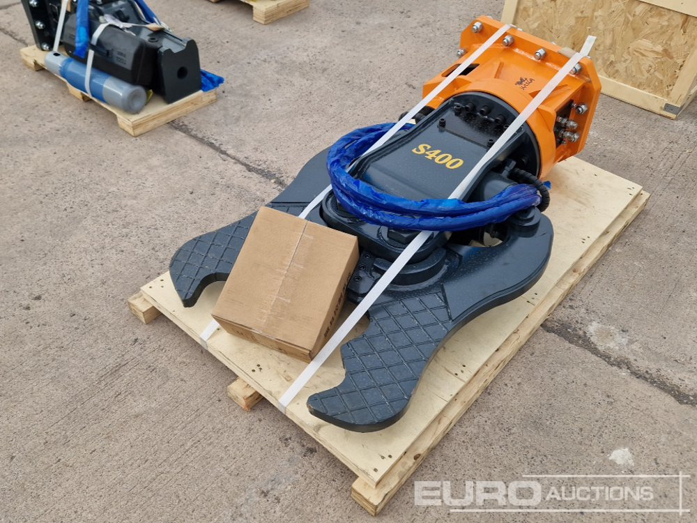 Unused 2025 S400 Hydraulic Rotating Demolition Shear to suit Excavator - Lisaseade - Ekskavaator: pilt 1 Unused 2025 S400 Hydraulic Rotating Demolition Shear to suit Excavator - Lisaseade - Ekskavaator: pilt 1