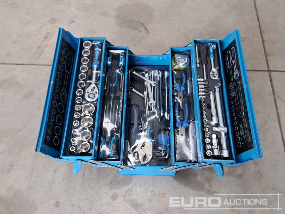 Manarola 85pc, 3 Tier Folding Toolbox, 1/2" Socket Set, Screwdrivers - Garaažiseadmed: pilt 2 Manarola 85pc, 3 Tier Folding Toolbox, 1/2" Socket Set, Screwdrivers - Garaažiseadmed: pilt 2