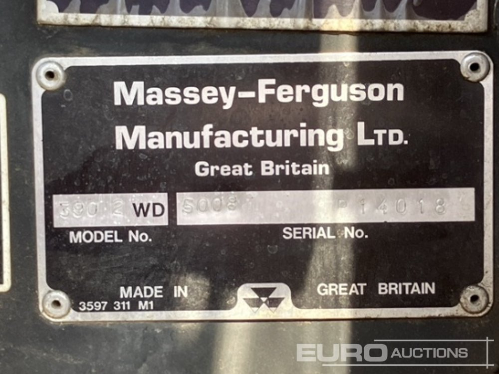 Massey Ferguson 390 - Traktor: pilt 5 Massey Ferguson 390 - Traktor: pilt 5