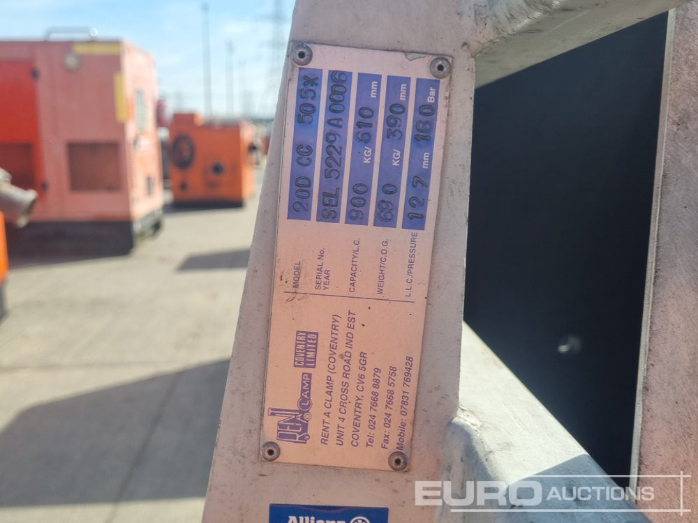 Materjali käitlemise seade Cascade Hydraulic Bale Clamp to suit Forklift: pilt 19