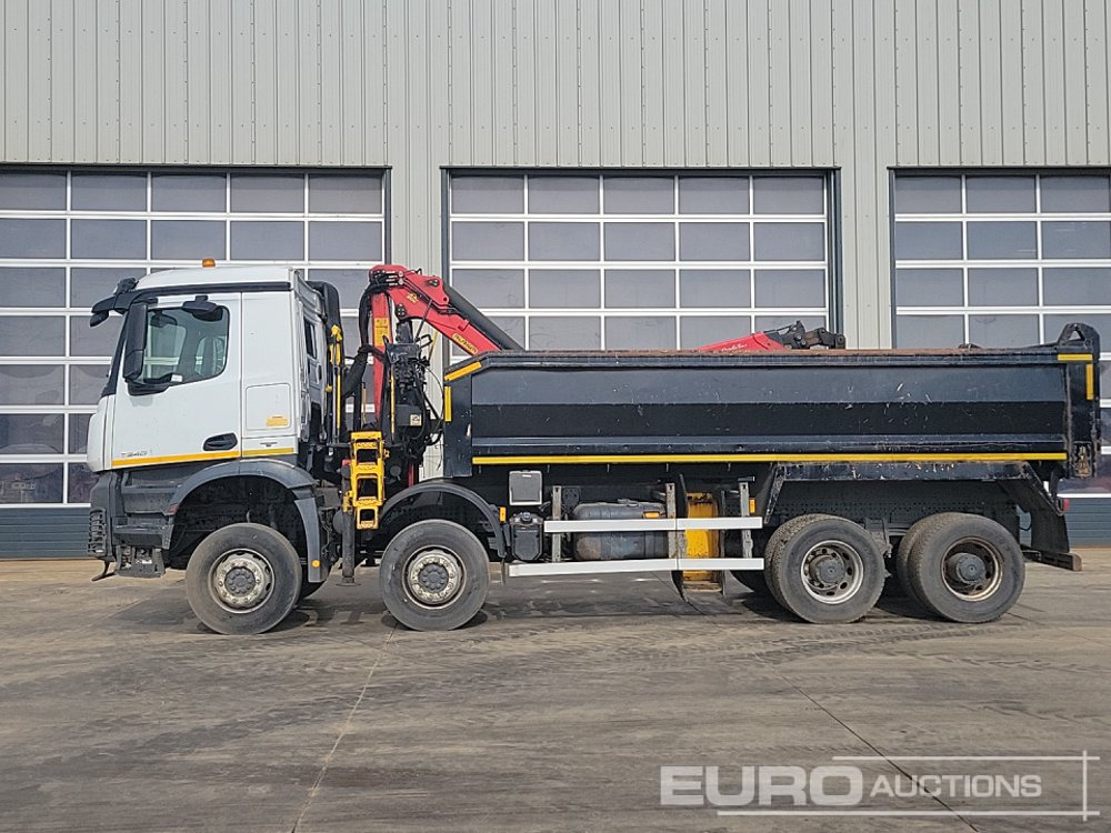 Mercedes Arocs 3240 - Kallurauto, Kraanaga veoauto: pilt 2 Mercedes Arocs 3240 - Kallurauto, Kraanaga veoauto: pilt 2