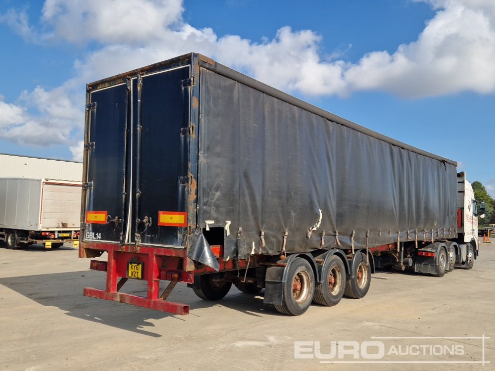 Montracon Tri Axle Curtainsider Trailer - Tentpoolhaagis: pilt 5 Montracon Tri Axle Curtainsider Trailer - Tentpoolhaagis: pilt 5